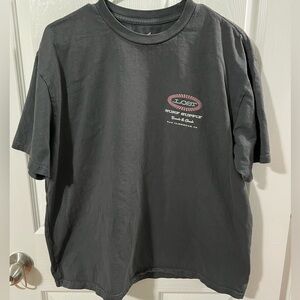 Lost Men's Surf Supply Boxy Gray Graphic T-Shirt